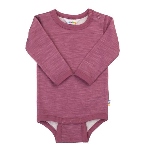 Joha Uld Baby Body Bordeaux  Bordeaux 90 cm Uld Rød  90 cm  unisex