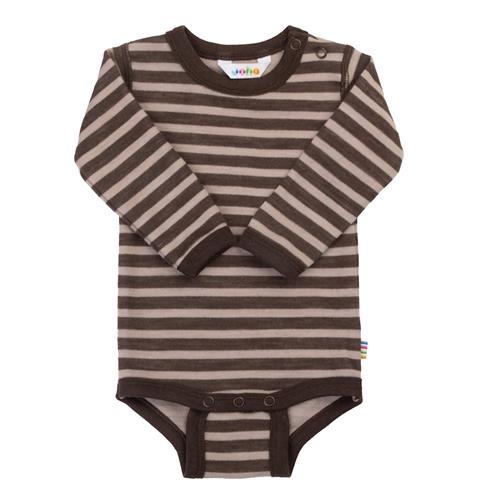 Joha Uld Baby Body Dark Brown  Dark Brown 80 cm  Brun  80 cm  Drenge, Piger
