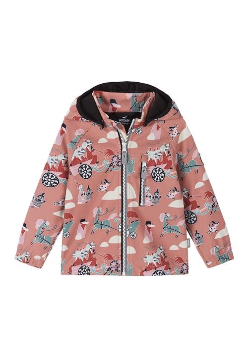 Reima Moomin Vantti Softshell Jakke Rose Blush  Rose Blush 104 cm  Brun  104 cm  Piger