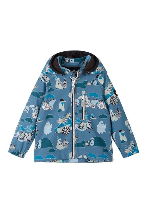 Reima Moomin Vantti Softshell Jakke Blue Ocean  Blue Ocean 98 cm  Blå  98 cm  Drenge