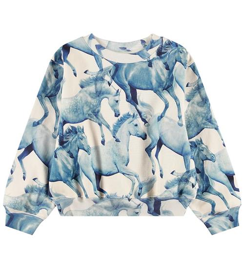 Molo Sweatshirt - Marge - Blau Ponies
