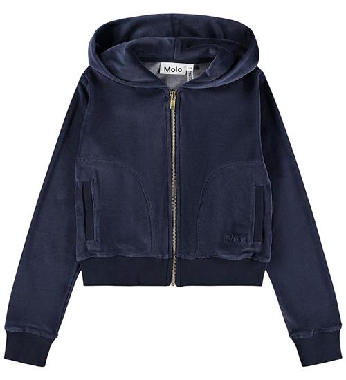 Molo Cardigan - Fløjl - Milla - Navy Blazer