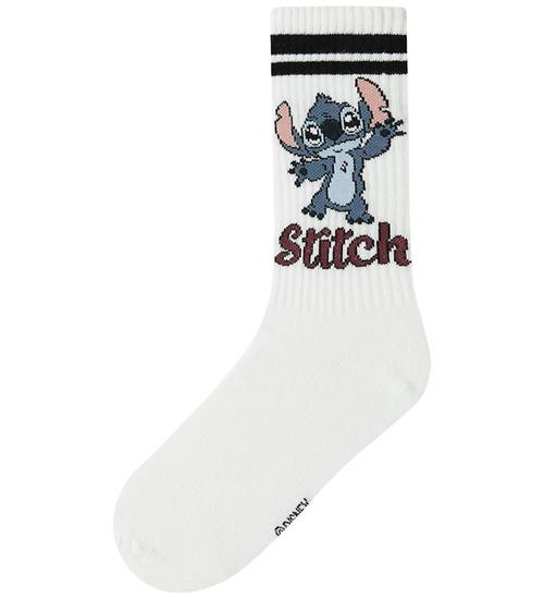 Name It Strømper - Stitch - NkfAdis - Bright White/Black