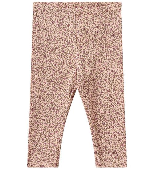 Wheat Leggings - Jules - Dime Rose Small Flowers