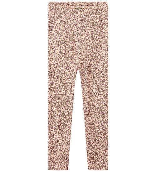 Wheat Leggings - Jules - Dime Rose Small Flowers