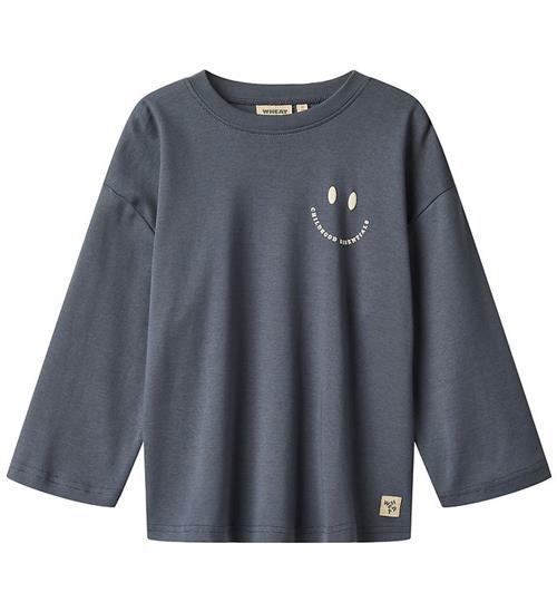 Wheat Bluse - Axe - Greyblue