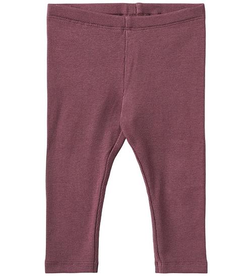 Wheat Leggings - Rib - Jules - Eggplant