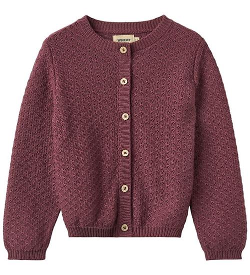 Wheat Cardigan - Strik - Magnella - Eggplant