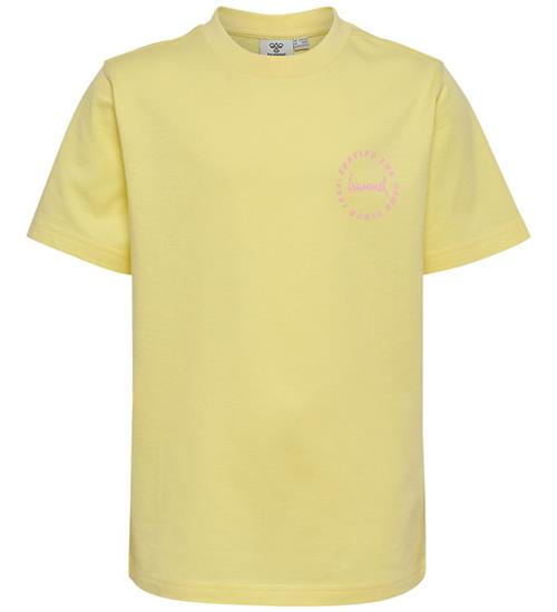 Hummel T-shirt - hmlJR REG Graphic - Mellow Yellow