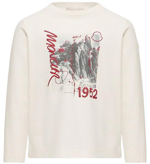 Moncler Bluse - Hvid m. Print