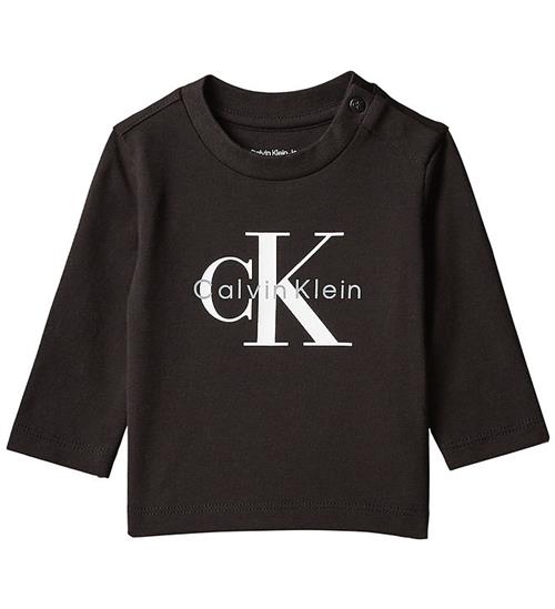 Calvin Klein Bluse - Monologo - Sort m. Logo