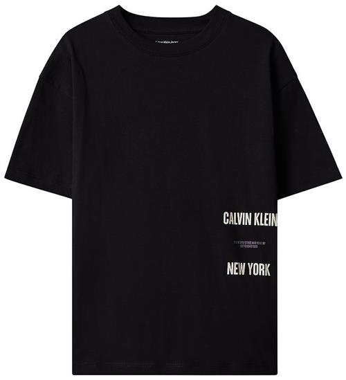 Calvin Klein T-shirt - Interest Placement - Sort m. Print