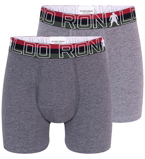JBS - Ronaldo Boxershorts - 2-pak - Gråmeleret
