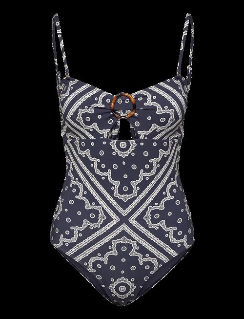 Malina | Mandy Bamboo-Ring Bandeau Swimsuit | XL