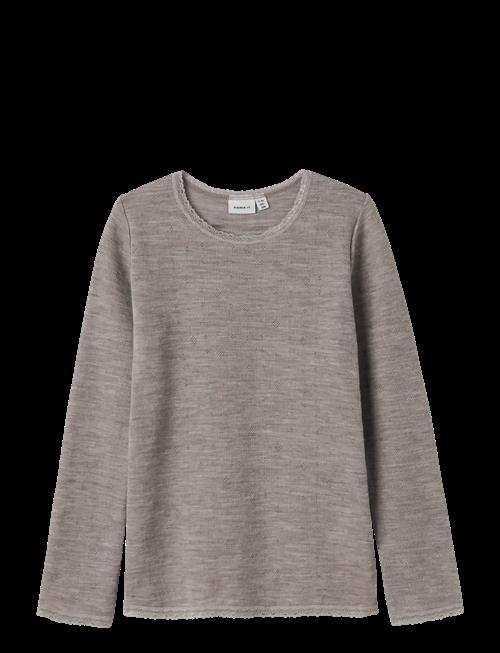 name it | Nkfwang Wool Needle Ls Top Solid | 116