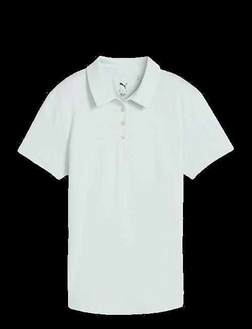 PUMA Golf | W Mattr Lianas Jacquard Ss Polo | XS