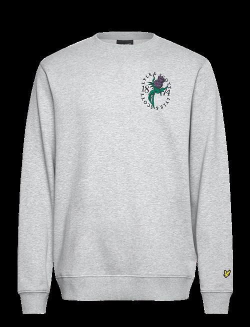 Lyle & Scott | Thistle Flora Printed Crew Neck Sweatshirt | M