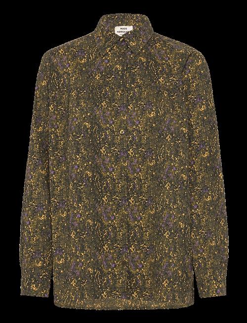 Mads Nørgaard | Crinckle Pop Vinny Shirt Aop | 36