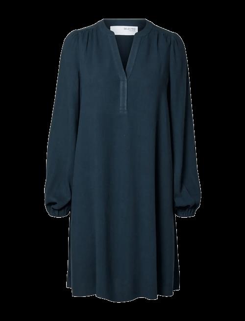 Selected | Slfviva Ls Short V-Neck Dress Noos | 34