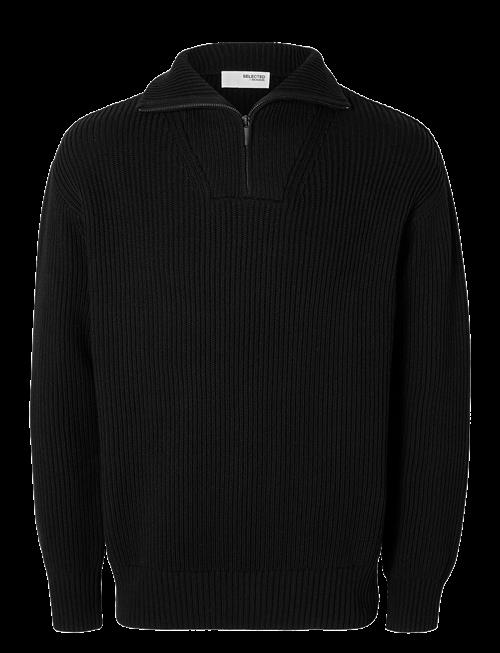 Selected | Slhdry Ls Knit Relaxed Half Zip | S