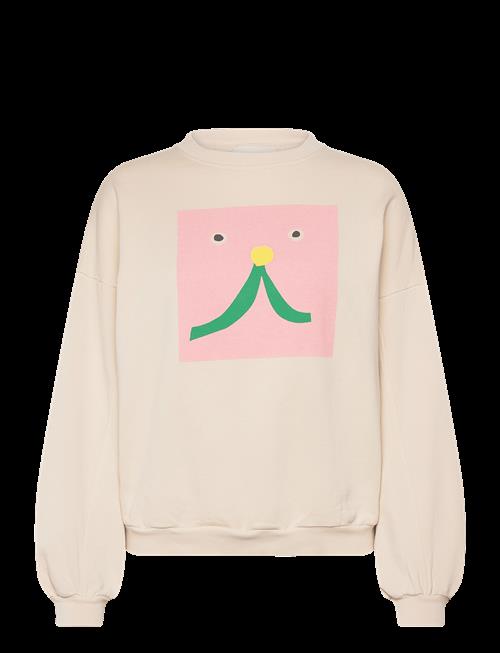 Bobo Choses | Abstract Cat Smile Print Sweatshirt | S