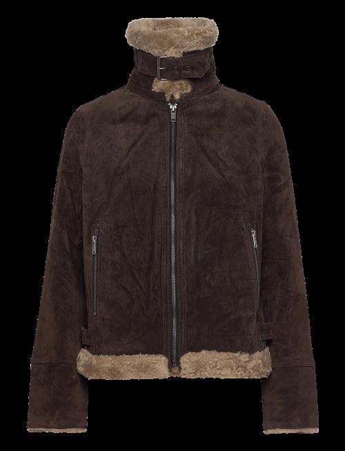 Jofama | Ciara Suede Shearling Jacket | 34