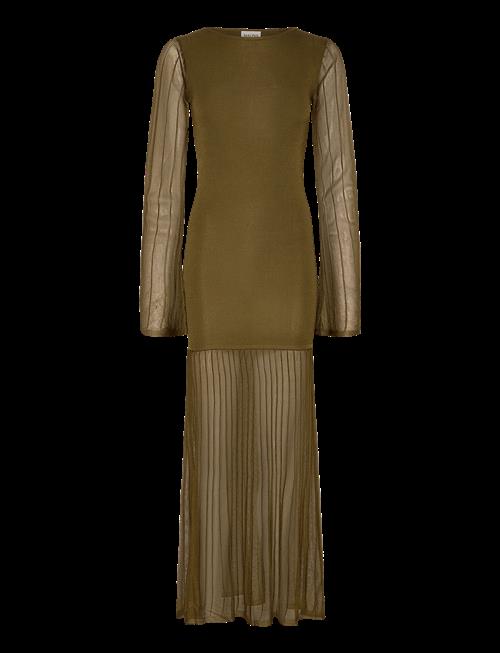 Malina | Haisley Sheer Knitted Maxi Dress | S