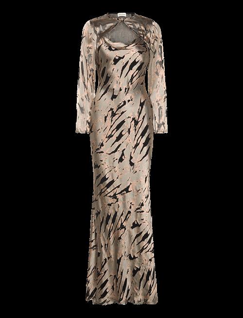 Malina | Harley Silk Blend Slip Maxi Dress | M
