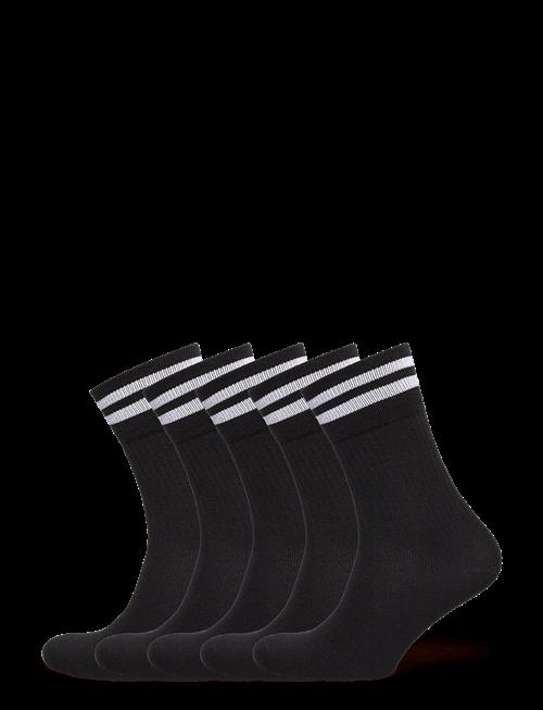 ZEBDIA | 5-Pk Tennis Socks With Stripes | 39-42