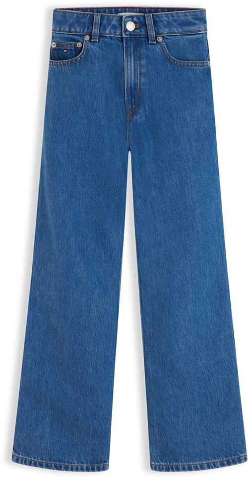 Tommy Hilfiger Mabel Jeans Med Brede Ben Medium 01  Medium 01 10 Y  Blå  10 år  Drenge, Piger