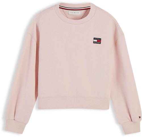 Tommy Hilfiger Heritage Flag Sweatshirt Whimsy Pink  Whimsy Pink 4 Y  Lyserød  4 år  Piger