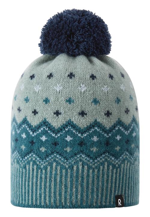 Reima Pohjoinen Beanie Dark Teal Dark Teal 48/50 cm  Blå  48/50 cm  Drenge, Piger