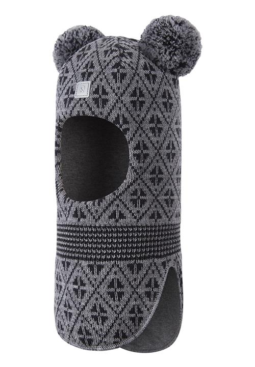 Reima Kuuraan Balaclava Melange Grey Melange Grey 50 cm  Grå  50 cm  Drenge, Piger