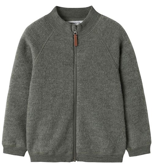 Name It Cardigan - Uld - NmmWmino - Mulled Basil