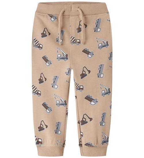 Name It Sweatpants - NmmVimo - AOP - Sesame/Excavator