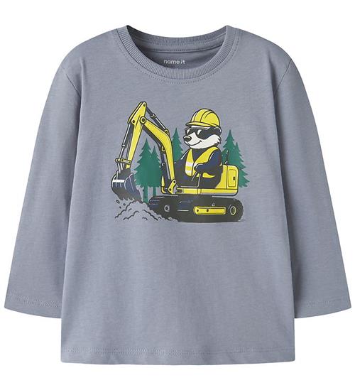Name It Bluse - NmmVagno - Loose - Tradewinds/Excavator Badger