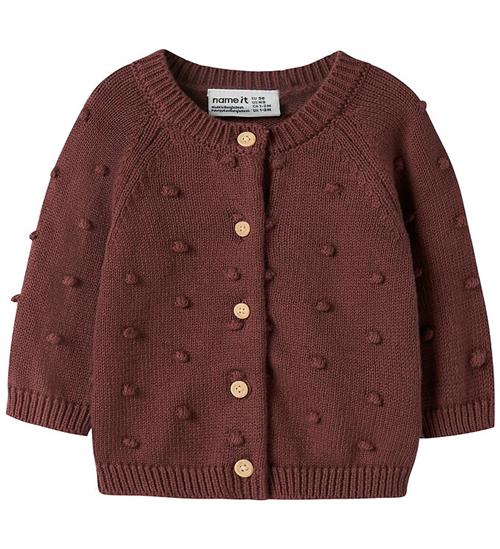 Name It Cardigan - NbfNasha - Strik - Wild Ginger