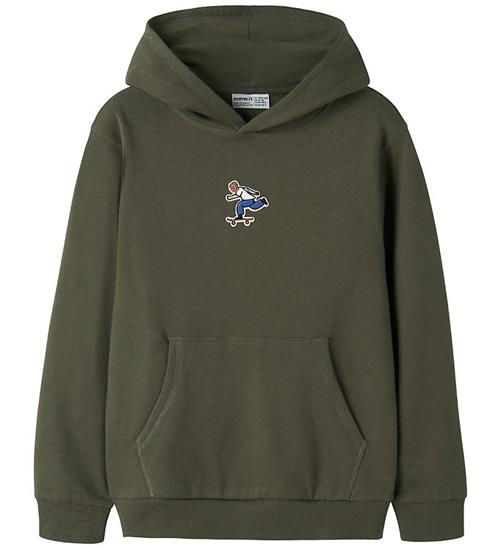 Name It Hættetrøje - NkmNeo - Olive Night