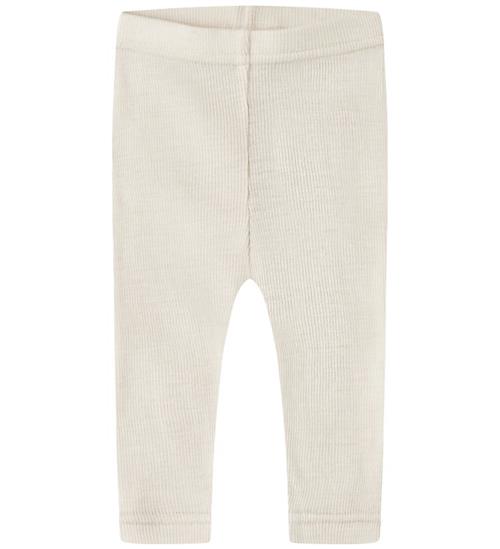 Lil' Atelier Leggings - Uld - Rib - NbnNalu - Turtledove