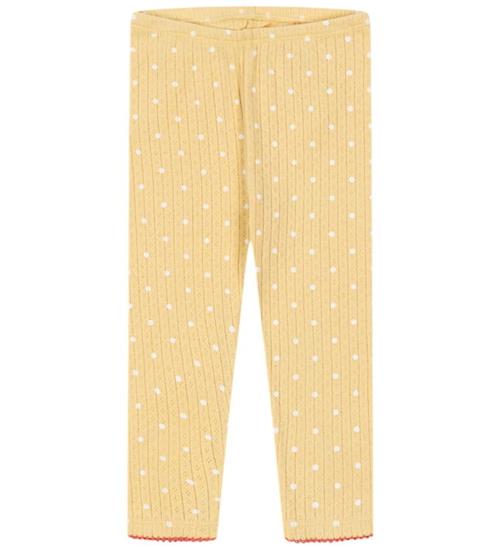Konges Sløjd Leggings - Hulmønster - Minnie - Dot Golden