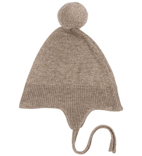 Konges Sløjd Hue - Strik - Uld - Mattou - Light Brown