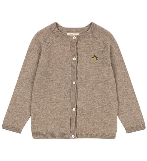 Konges Sløjd Cardigan - Strik - Uld - Mattou - Light Brown
