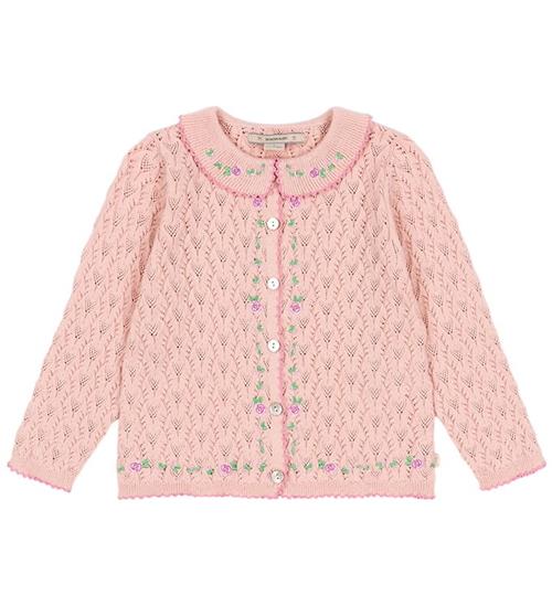 Konges Sløjd Cardigan - Strik - Hulmønster - Rosier - Light Rose