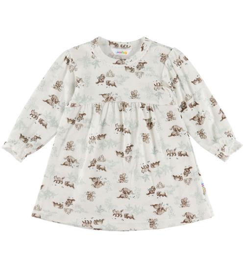 Joha Kjole - Uld - Off White m. Natur
