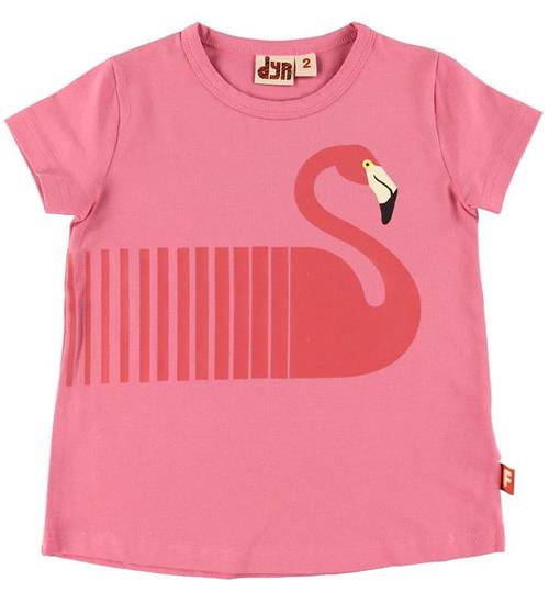 DYR-Cph T-shirt - Wildlife - Old Rose m. Flamingo