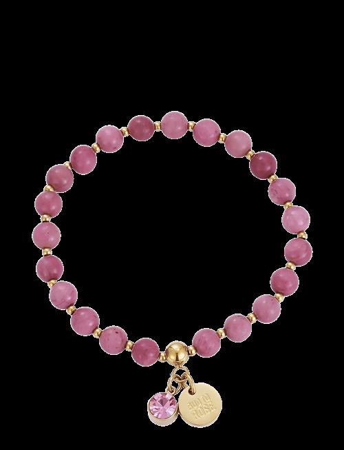 Bud To Rose | Beverly Bracelet Pink/Gold | ONE SIZE