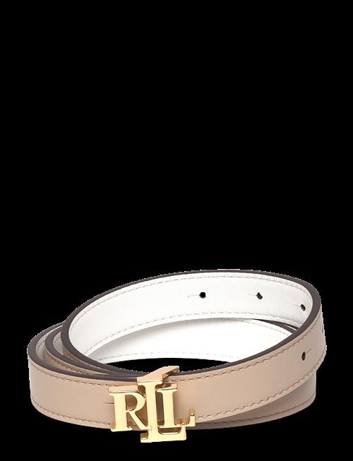 Lauren Ralph Lauren | Logo Reversible Leather Skinny Belt | M