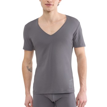 Sloggi SLG Base V-Neck Grå bomuld XX-Large Herre