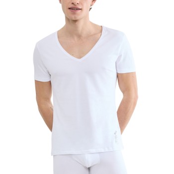 Sloggi SLG Base V-Neck Hvid bomuld X-Large Herre