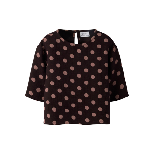 NAME IT Bluse Nina Chocolate Plum